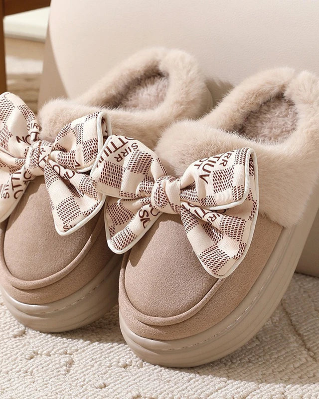 Chaussons Femme <br> Avec Nœud