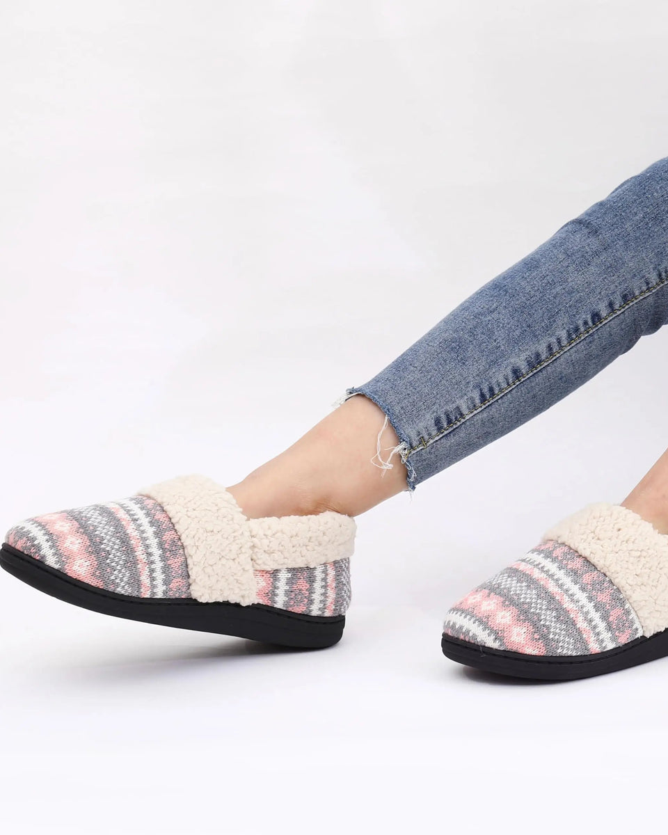 Chaussons Femme Montante Rose