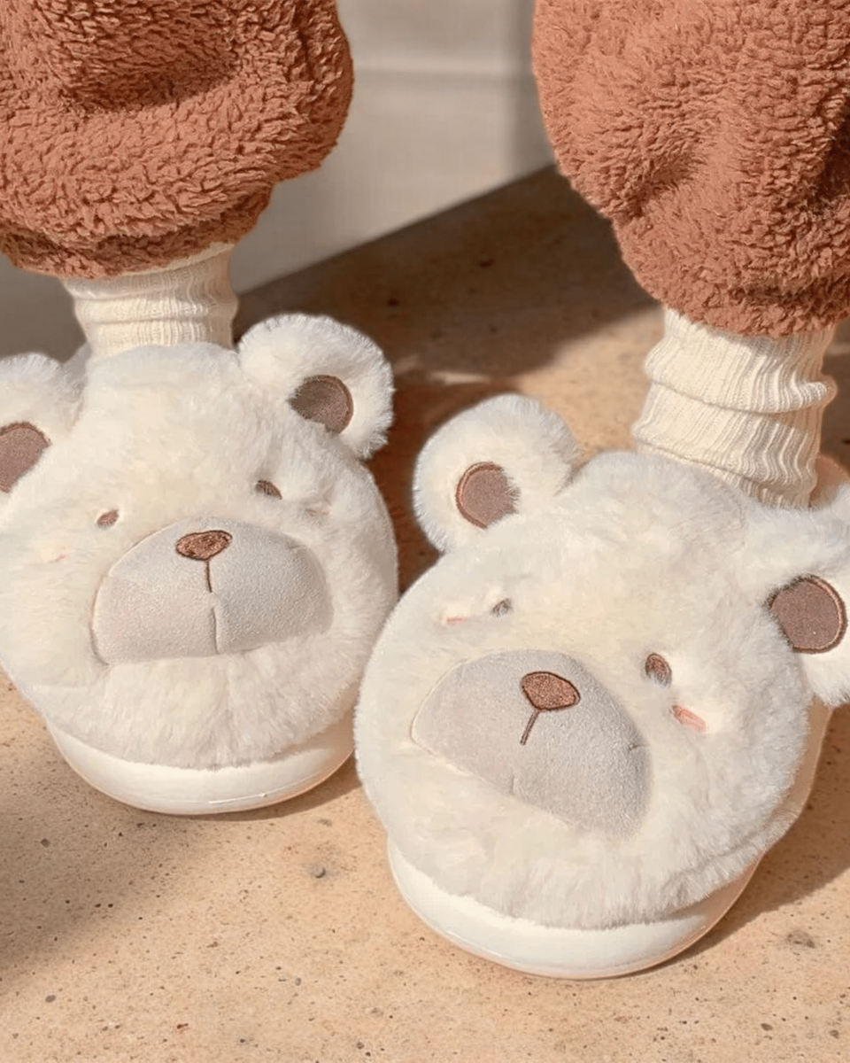 Chaussons Femme Ours Mignon