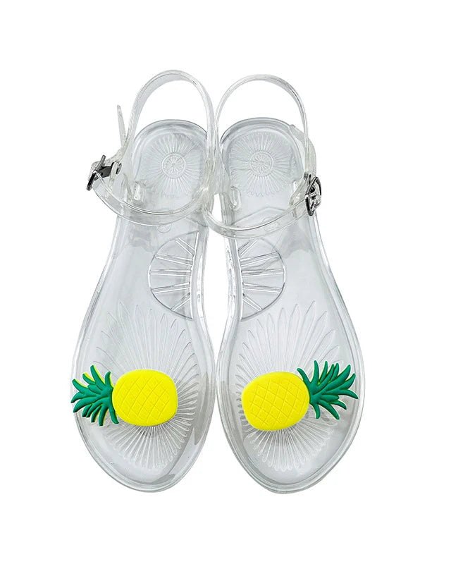 Chaussons Femme <br> Sandales Transparente Été