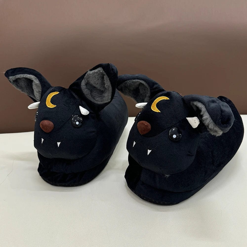 Chaussons Rigolos | Halloween Noir-27cm / 1 taille (38-44)