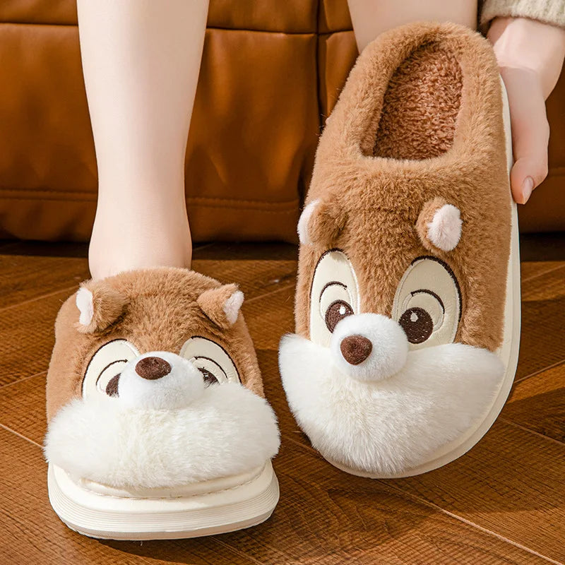 Chaussons <br> Chien cartoon mignon