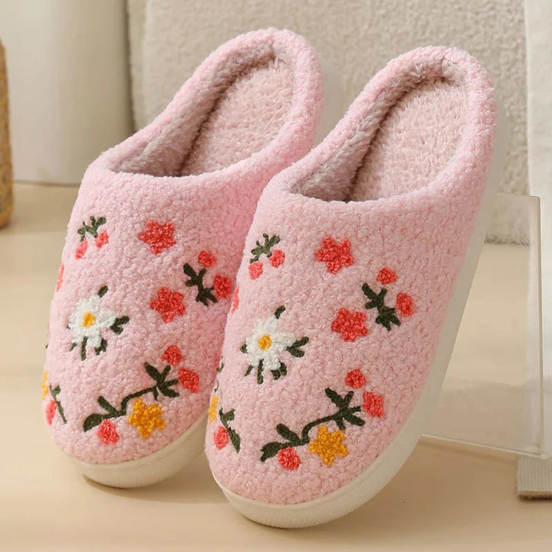 Chaussons Femme <br> Fleurs