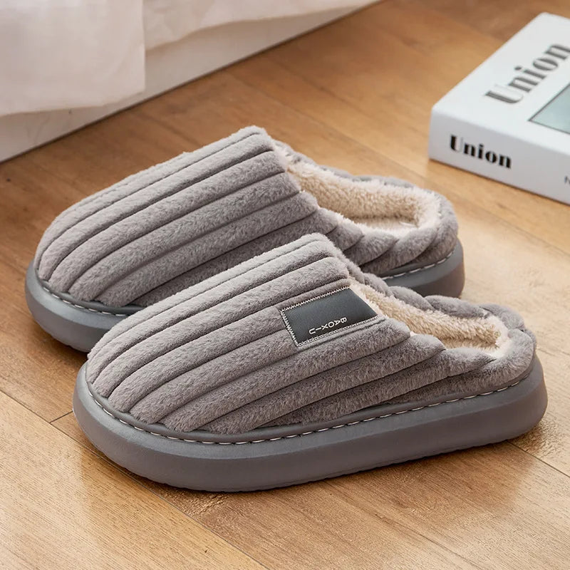 Chaussons Homme <br> Épais et chauds