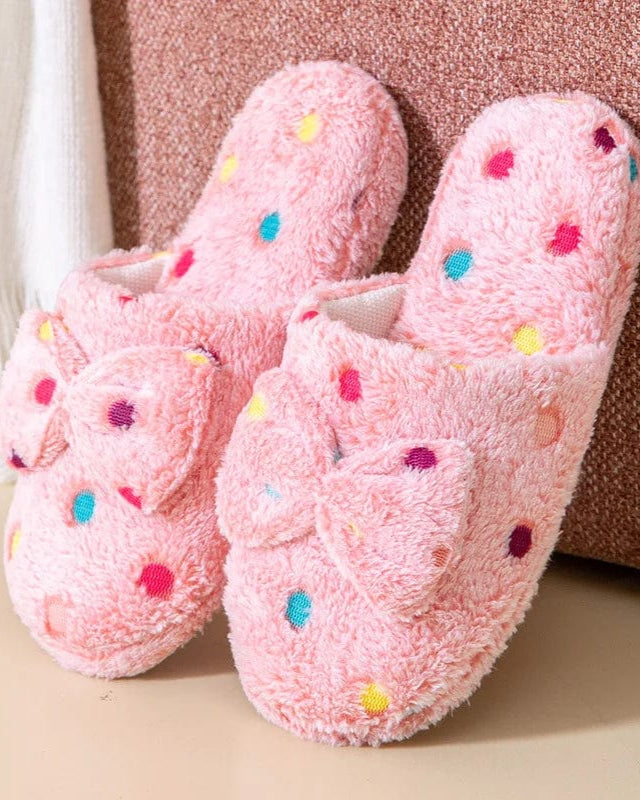 Chaussons Femme | Pois Rose / 35-36