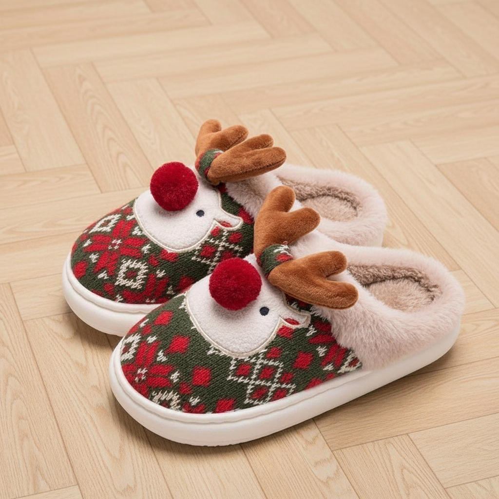 Chaussons <br> Rennes de Noel