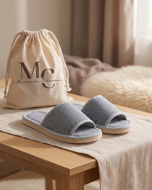Chaussons <br> Sandale en tissus