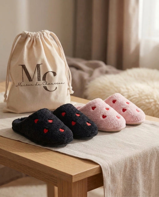Chaussons Femme <br> Coeur