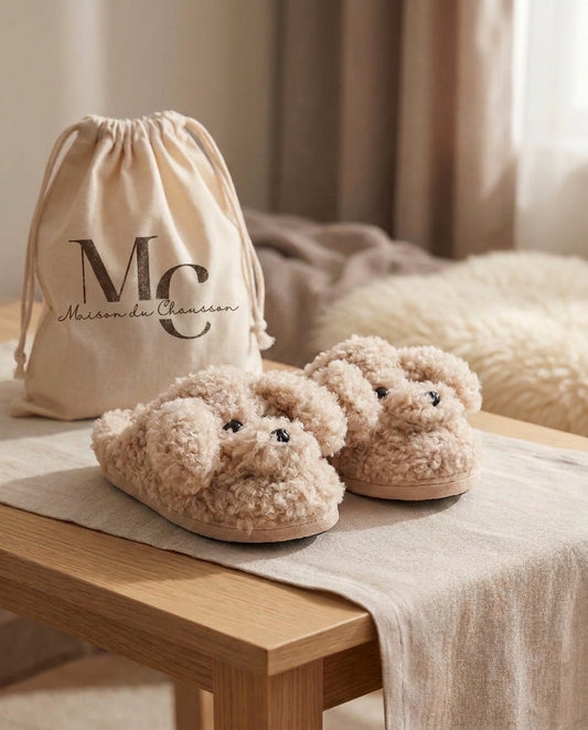 Chaussons pour Femme <br> Toutou Cosy