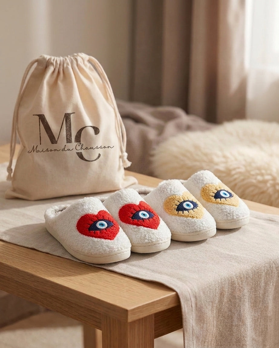Chaussons Femme <br> Style Œil Porte-Bonheur