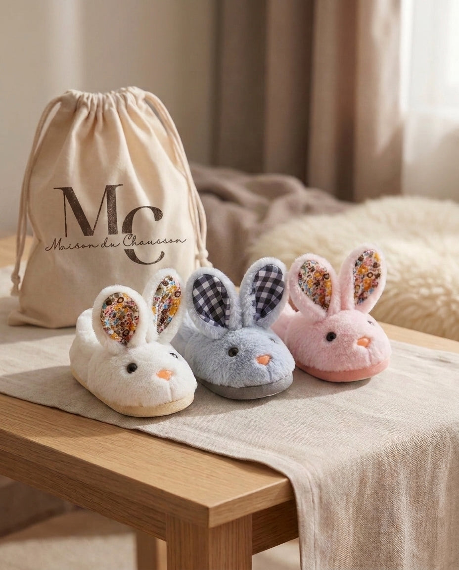 Chaussons Enfant <br> Lapin Fantaisie