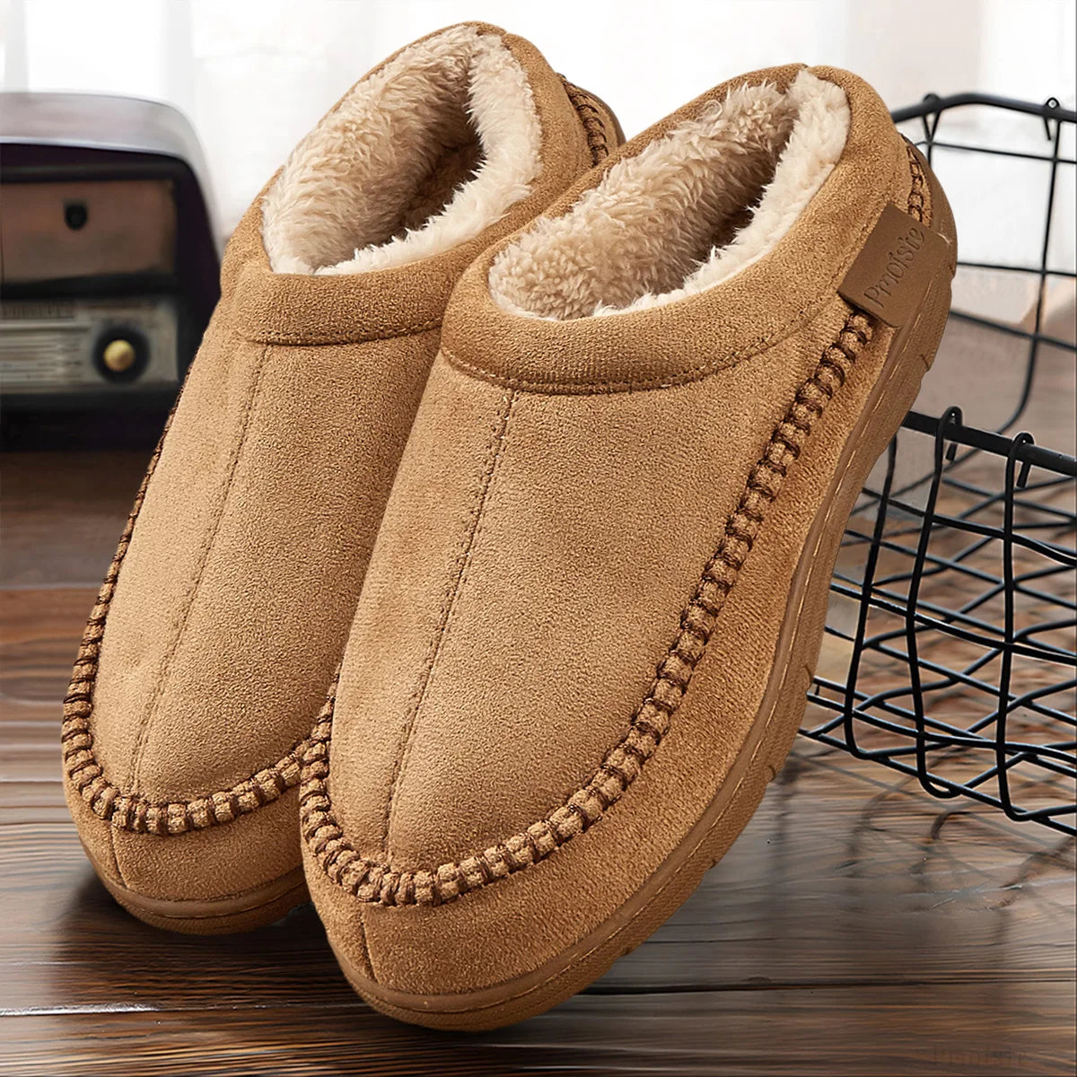 Chaussons Homme <br> Hiver Fourrés