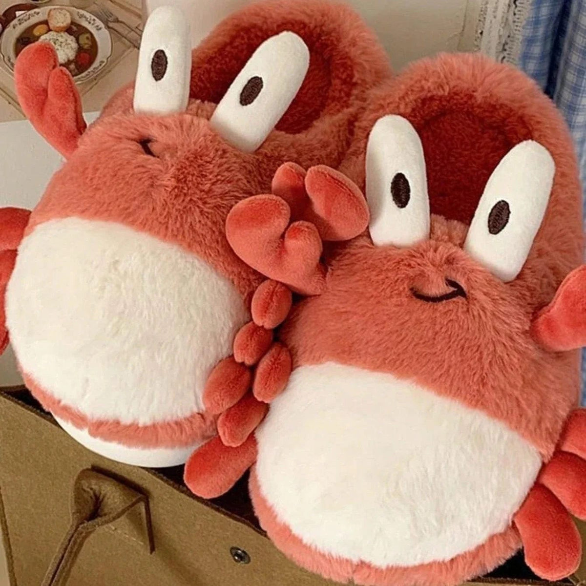 Chaussons Animaux <br> Crabe