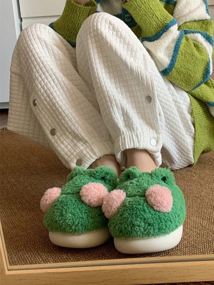Chaussons Animaux <br> Grenouille