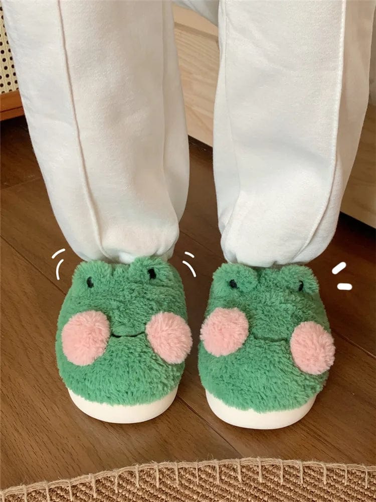 Chaussons Animaux <br> Grenouille