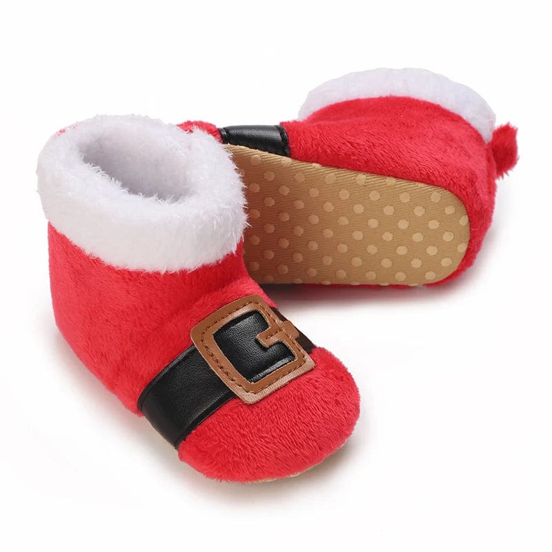 Chaussons Bébé | Noel F33 Rouge / 7-12 Mois