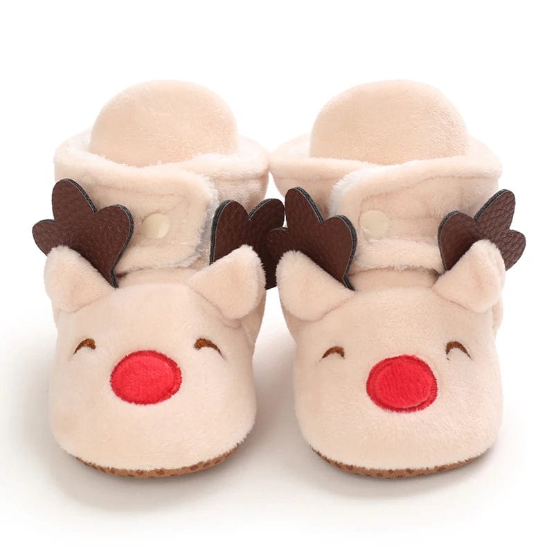 Chaussons Bébé | Noel D29 Abricot / 13-18 Mois