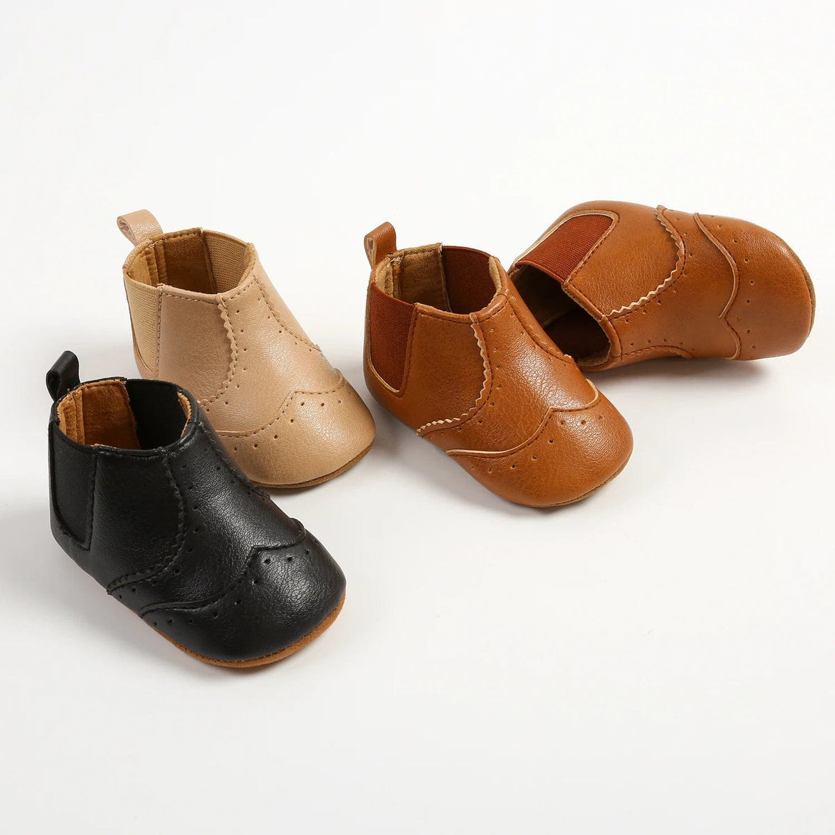 Chaussons Bebe <br> Cuir