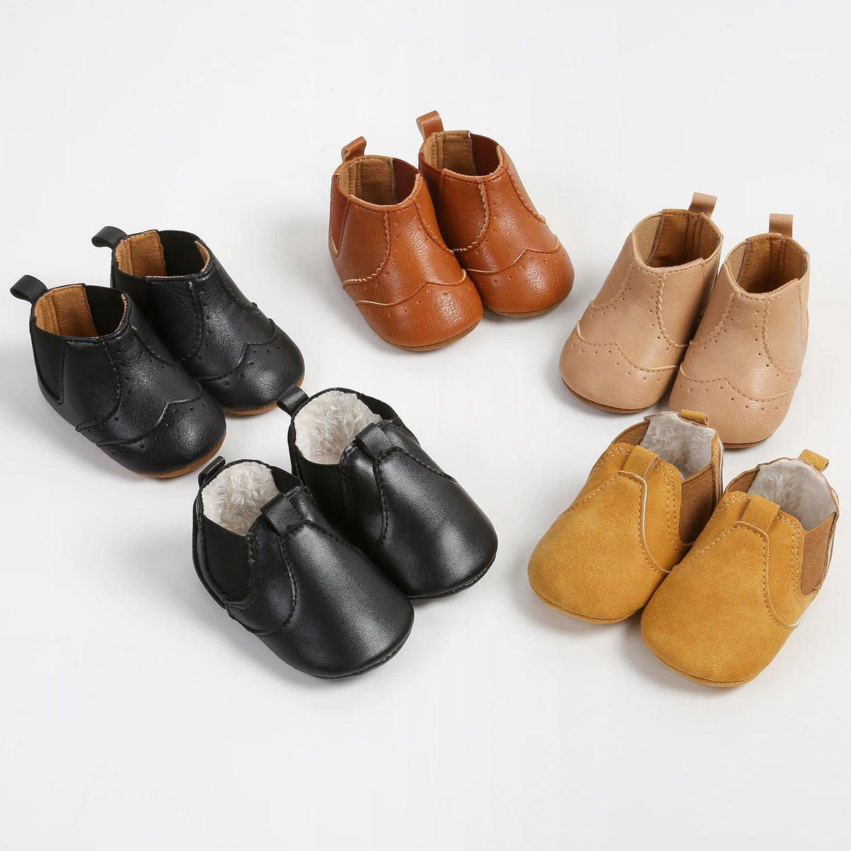 Chaussons Bebe <br> Cuir