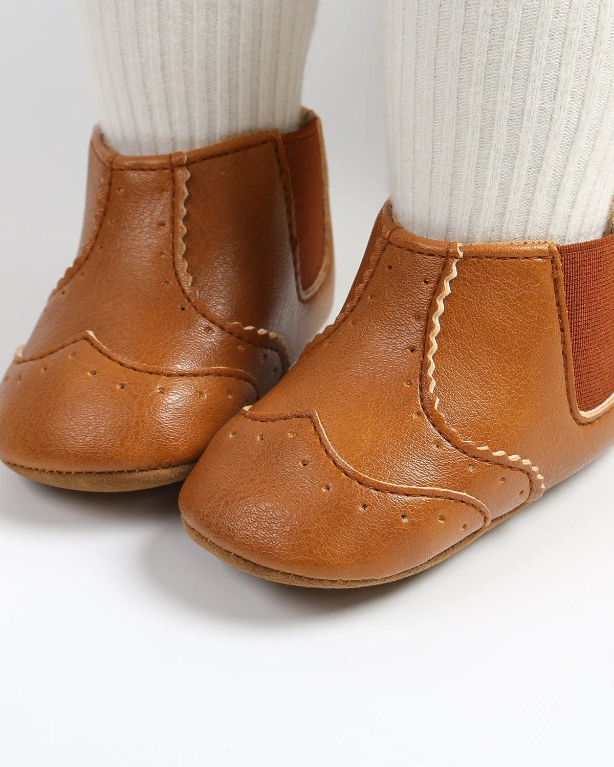 Chaussons Bebe <br> Cuir