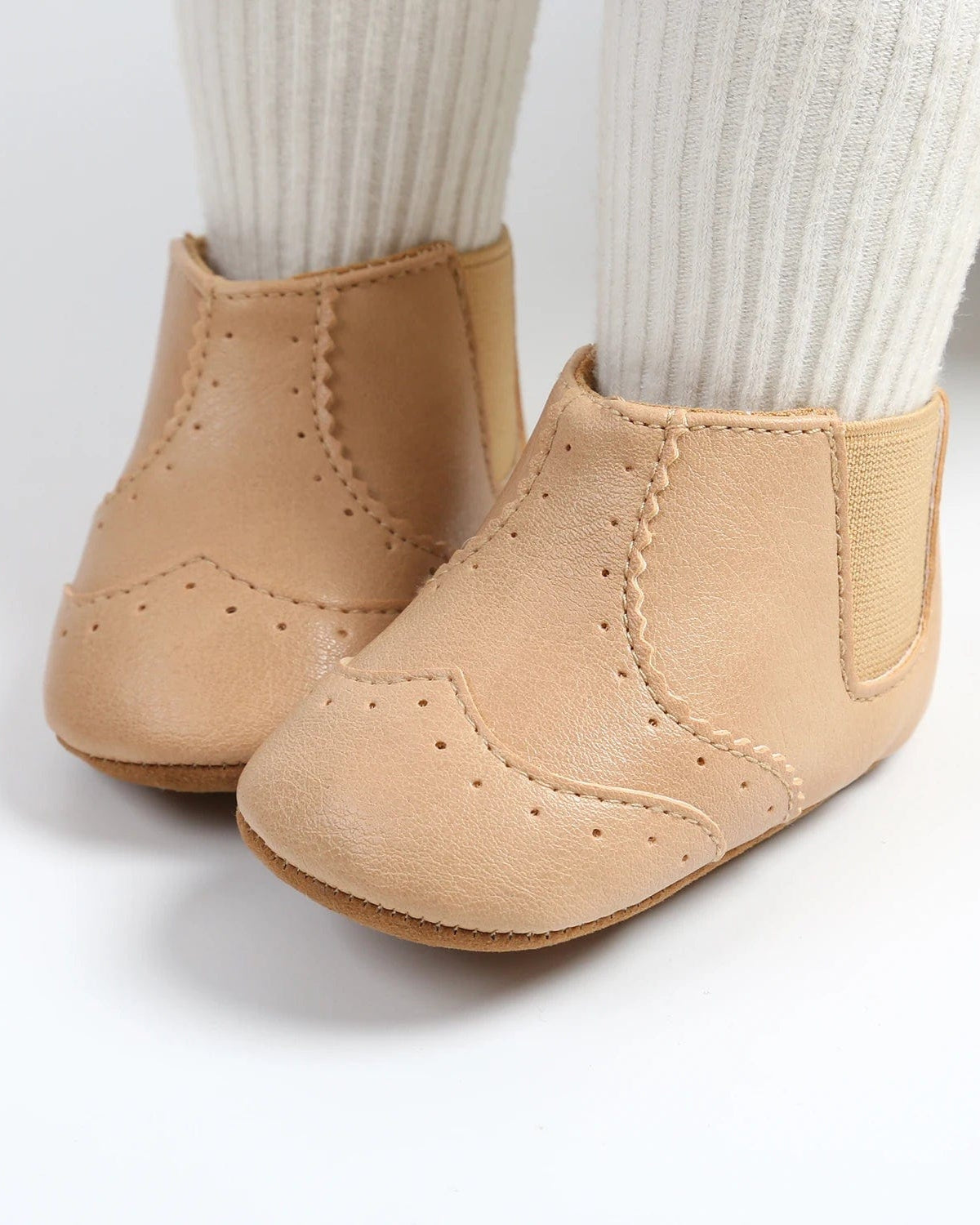 Chaussons Bebe <br> Cuir