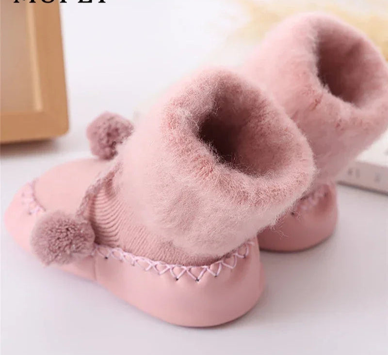 Chaussons Chaussettes Enfant <br> semelle rigide