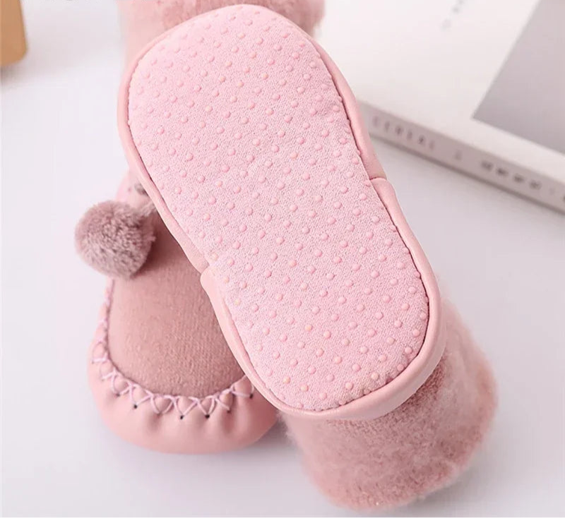 Chaussons Chaussettes Enfant <br> semelle rigide