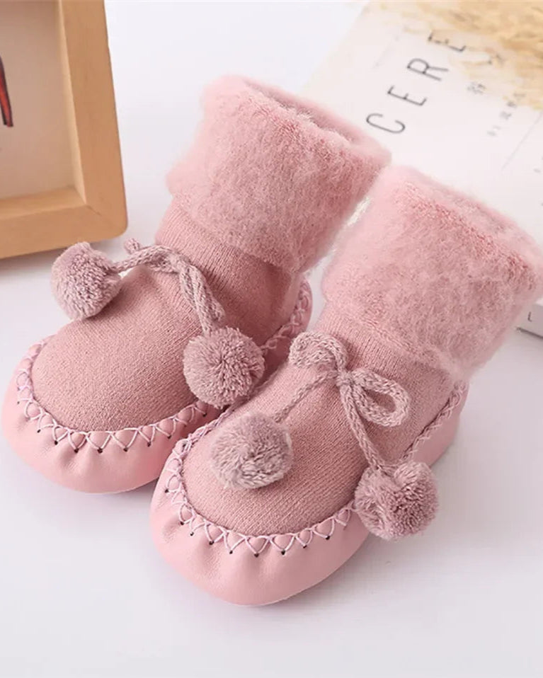Chaussons Chaussettes Enfant <br> semelle rigide