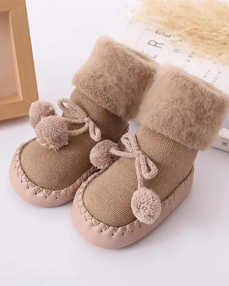 Chaussons Chaussettes Enfant <br> semelle rigide