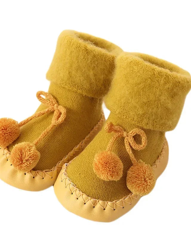 Chaussons Chaussettes Enfant <br> semelle rigide