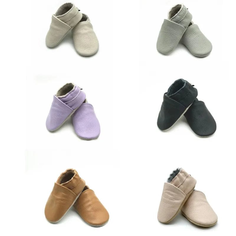 Chaussons Enfant <br> Cuir souple