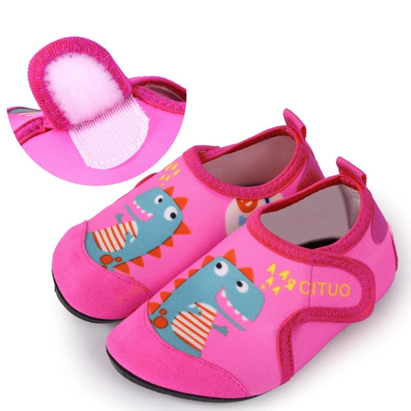 Chaussons Enfant | Girl Power Dinosaure Rose / 27 (16.8 cm)