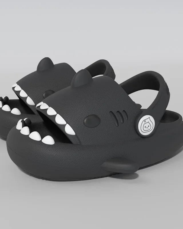 Chaussons Enfant | Sandale Requin Gris foncé / 22cm