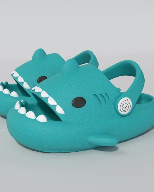 Chaussons Enfant | Sandale Requin Turquoise / 22cm