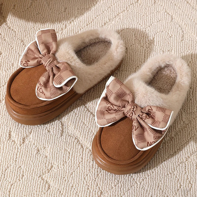Chaussons Femme <br>  Avec Nœud