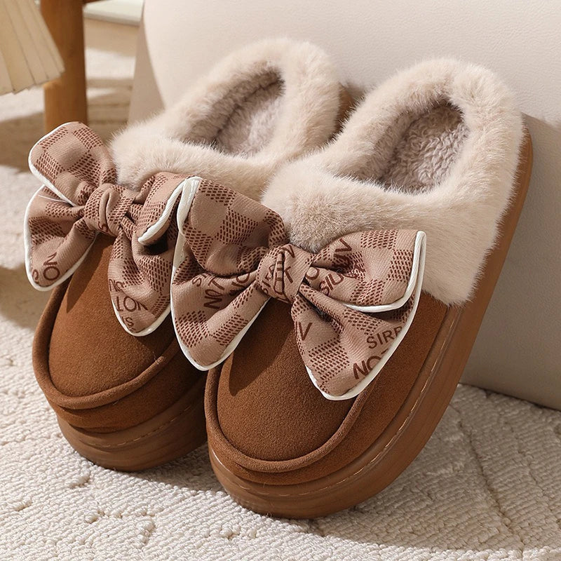 Chaussons Femme <br>  Avec Nœud