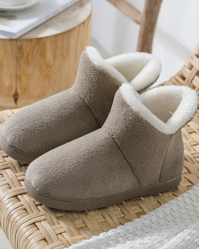 Chausson Femme | Bottes fourées Marron / 34-35