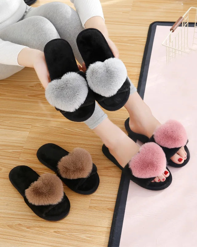 Chaussons Femme <br> Cœur Douillet