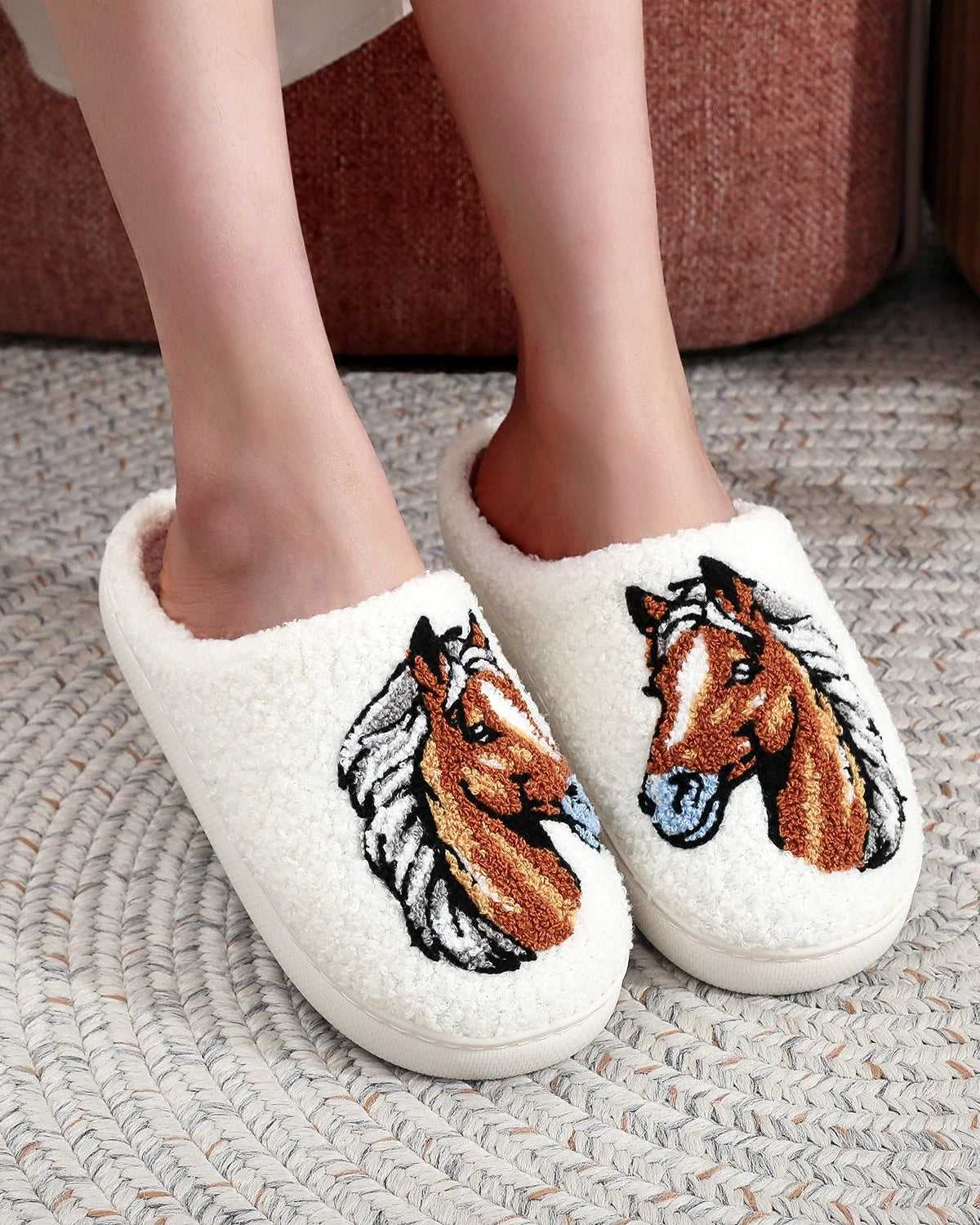 Chaussons Femme <br> Cheval