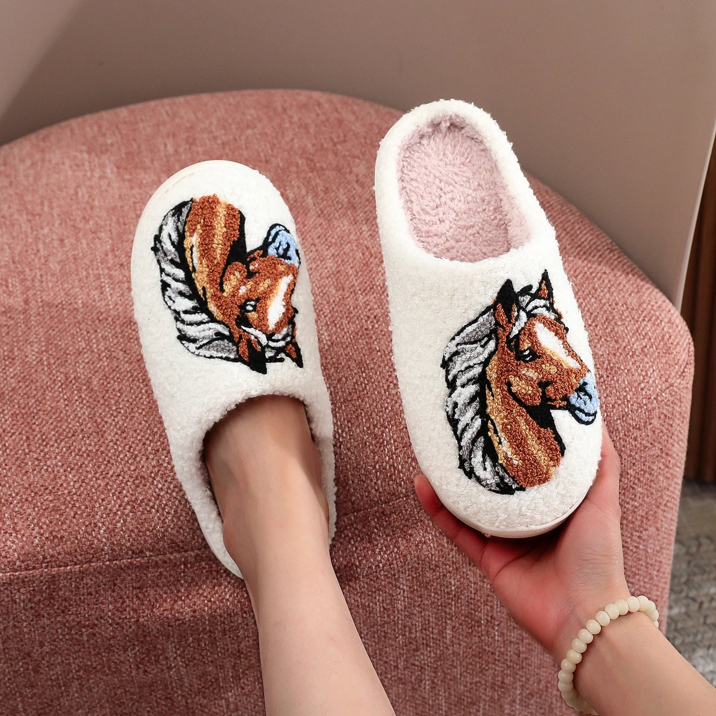 Chaussons Femme <br> Cheval