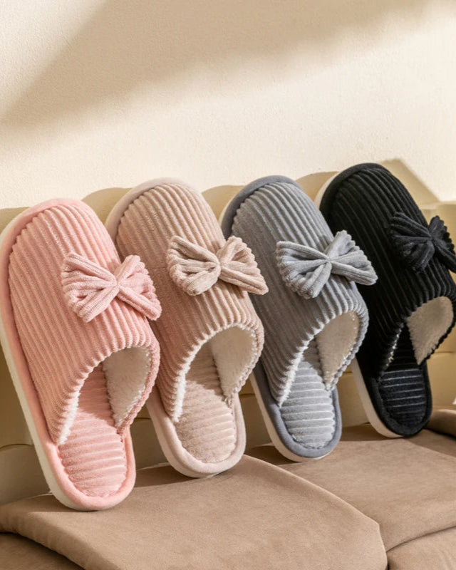 Chaussons Femme <br> Effet Velours