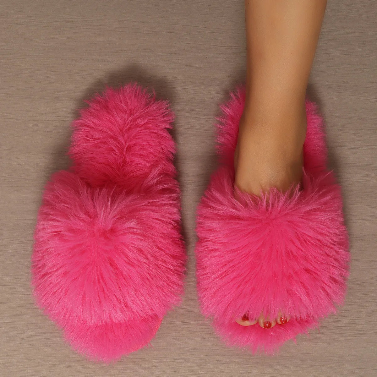 Chaussons Femme <br> Hiver Douillet Antidérapant