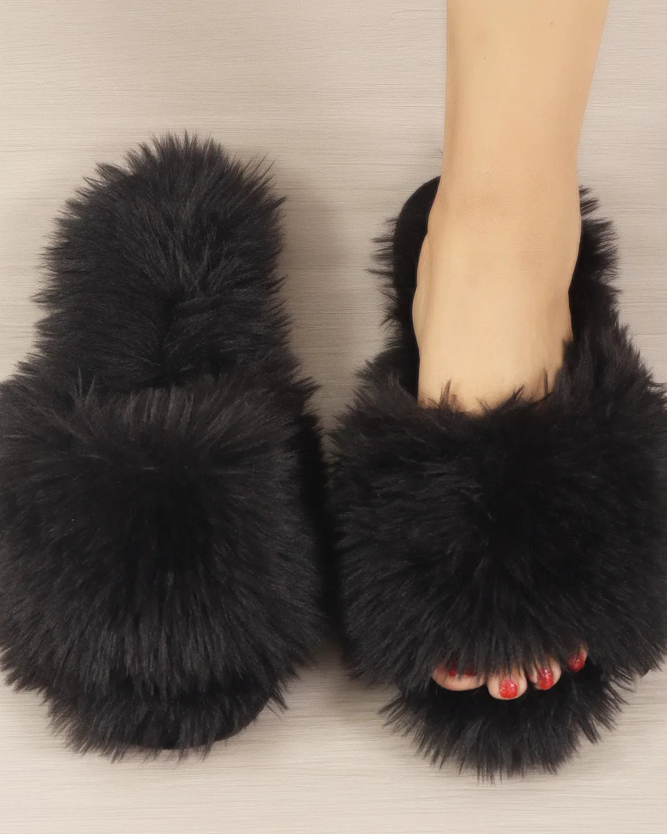 Chaussons Femme <br> Hiver Douillet Antidérapant