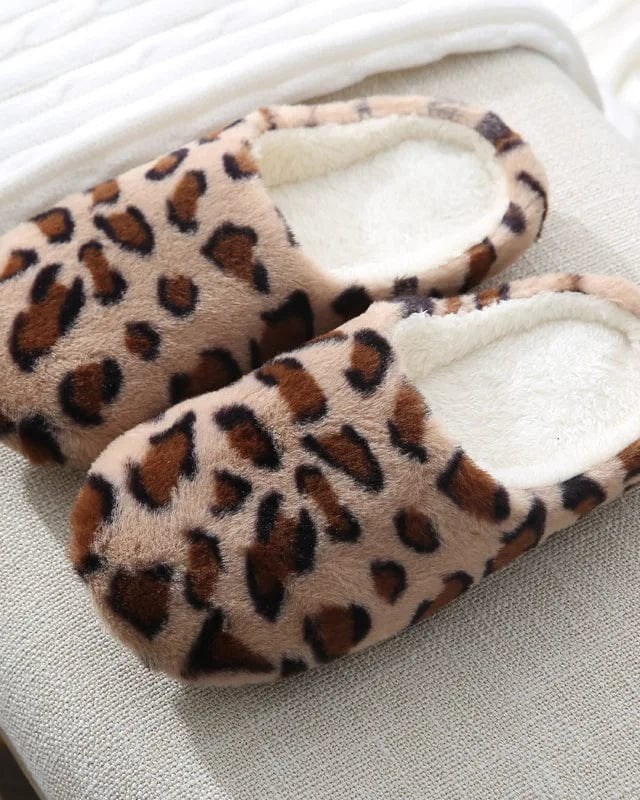 Chaussons Femme | Léopard Marron Leopard / 44
