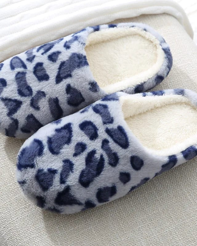 Chaussons Femme | Léopard Bleu Leopard / 41