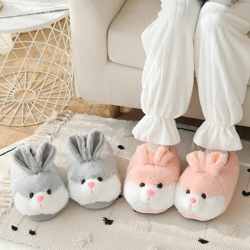 Chaussons Femme <br> Lapin Doux
