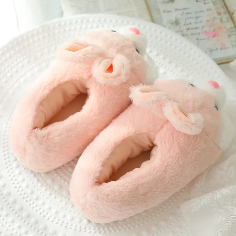 Chaussons Femme <br> Lapin Doux