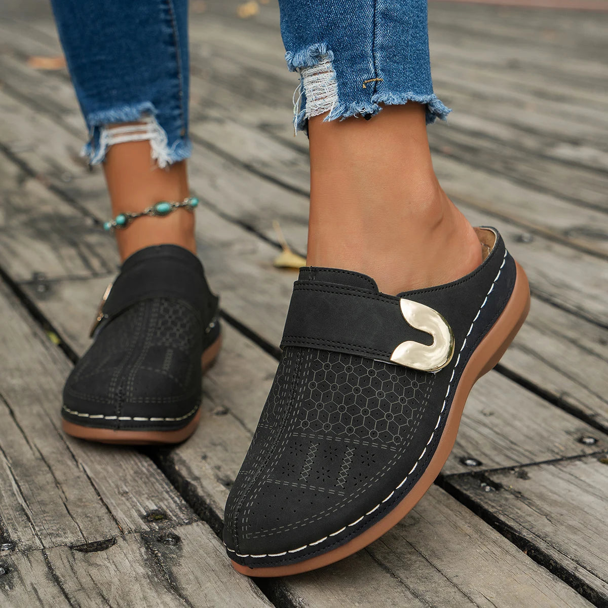 Chaussons Femme <br> Mules Confort