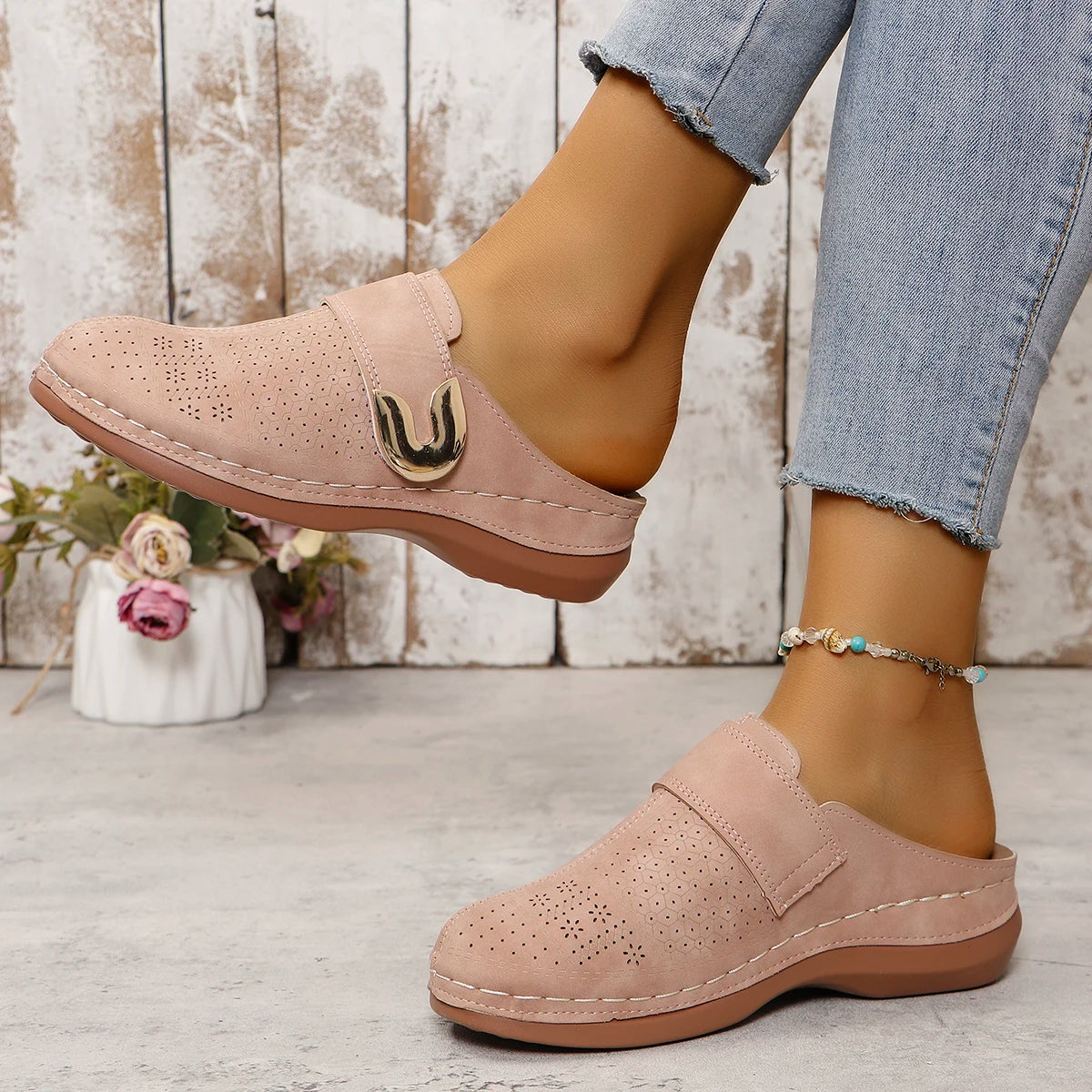 Chaussons Femme <br> Mules Confort