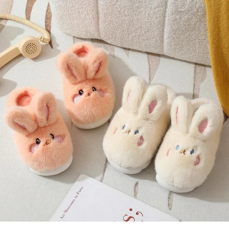 Chaussons Femme <br> Oreilles de Lapin en Fourrure